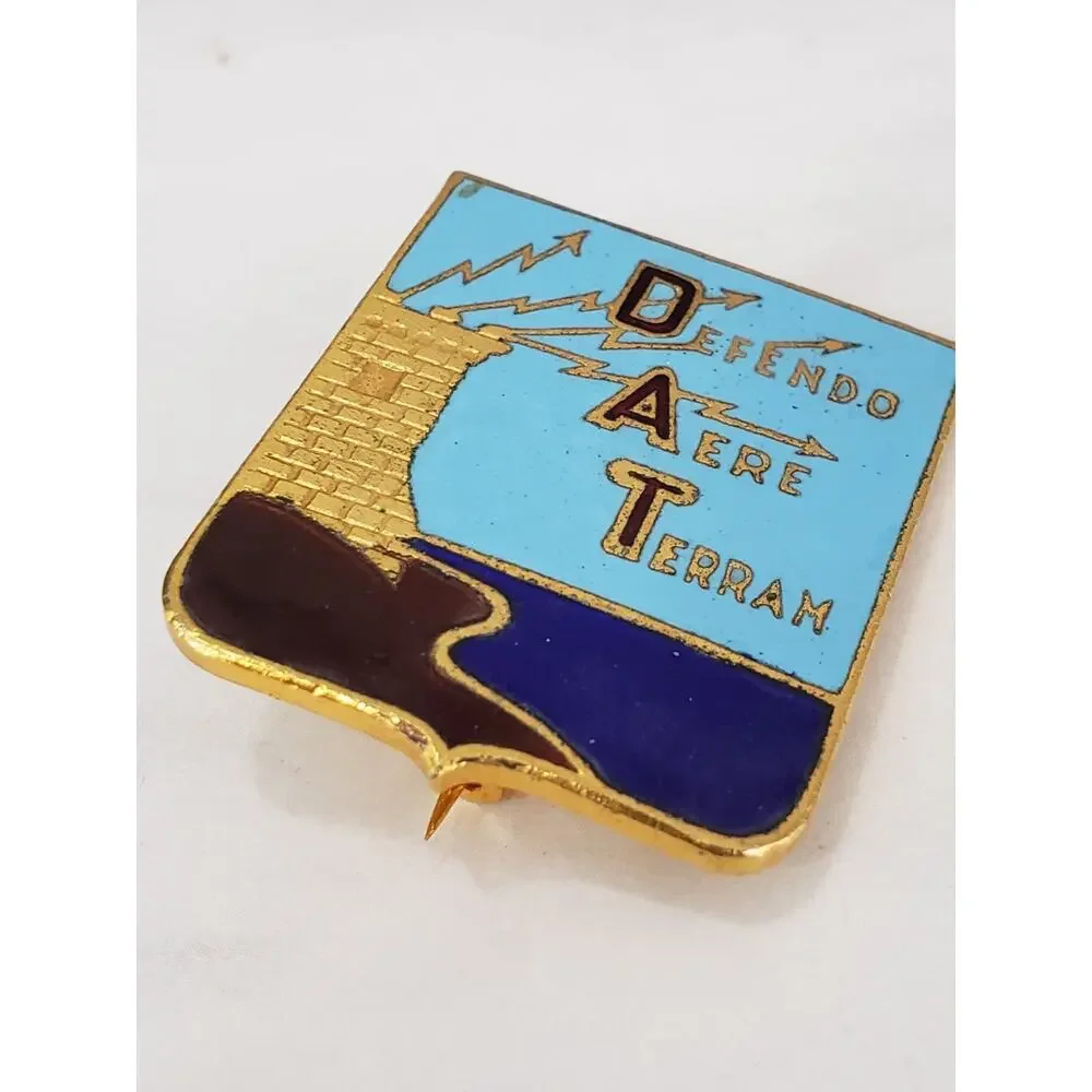 DISTINTIVO DAT DEFENDO AERE TERRAM AERONAUTICA AEREO AEROPORTO MILITARE AVIATION